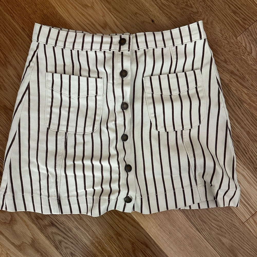 Rylee + Cru Denver Mini Skirt Burgundy